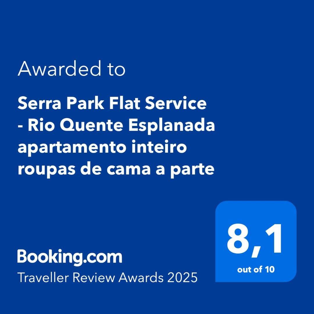 Serra Park Flat Service - Rio Quente Esplanada Apartamento Inteiro Roupas De Cama A Parte Экстерьер фото